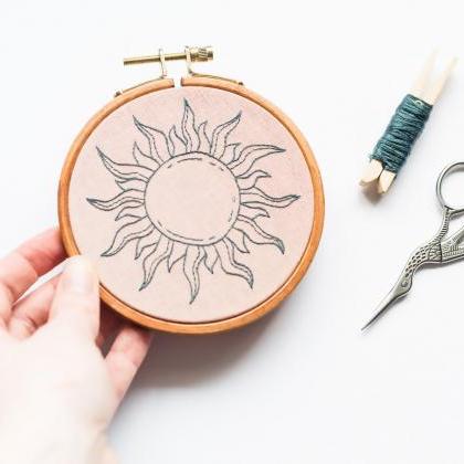 Celestial Sun Pdf Embroidery Pattern Tutorial |..