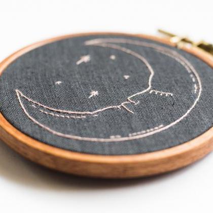 Celestial Moon PDF Embroidery Patte..